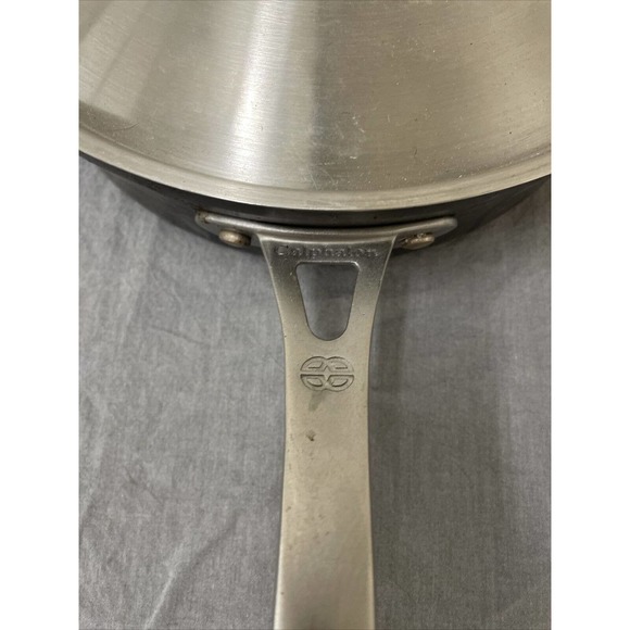 Calphalon #5005 Stainless Steel Clad 5 Quart 12.5" Induction Pan w/Lid FS Chrty - Picture 6 of 12
